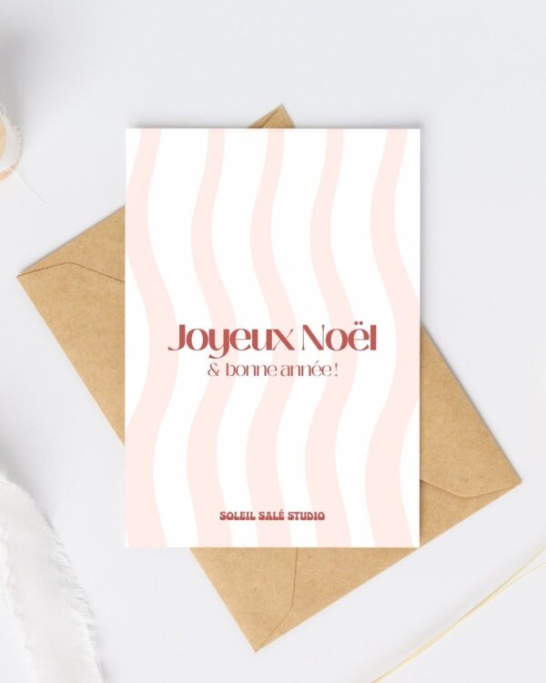 Carte "Joyeux Noël & Bonne année"